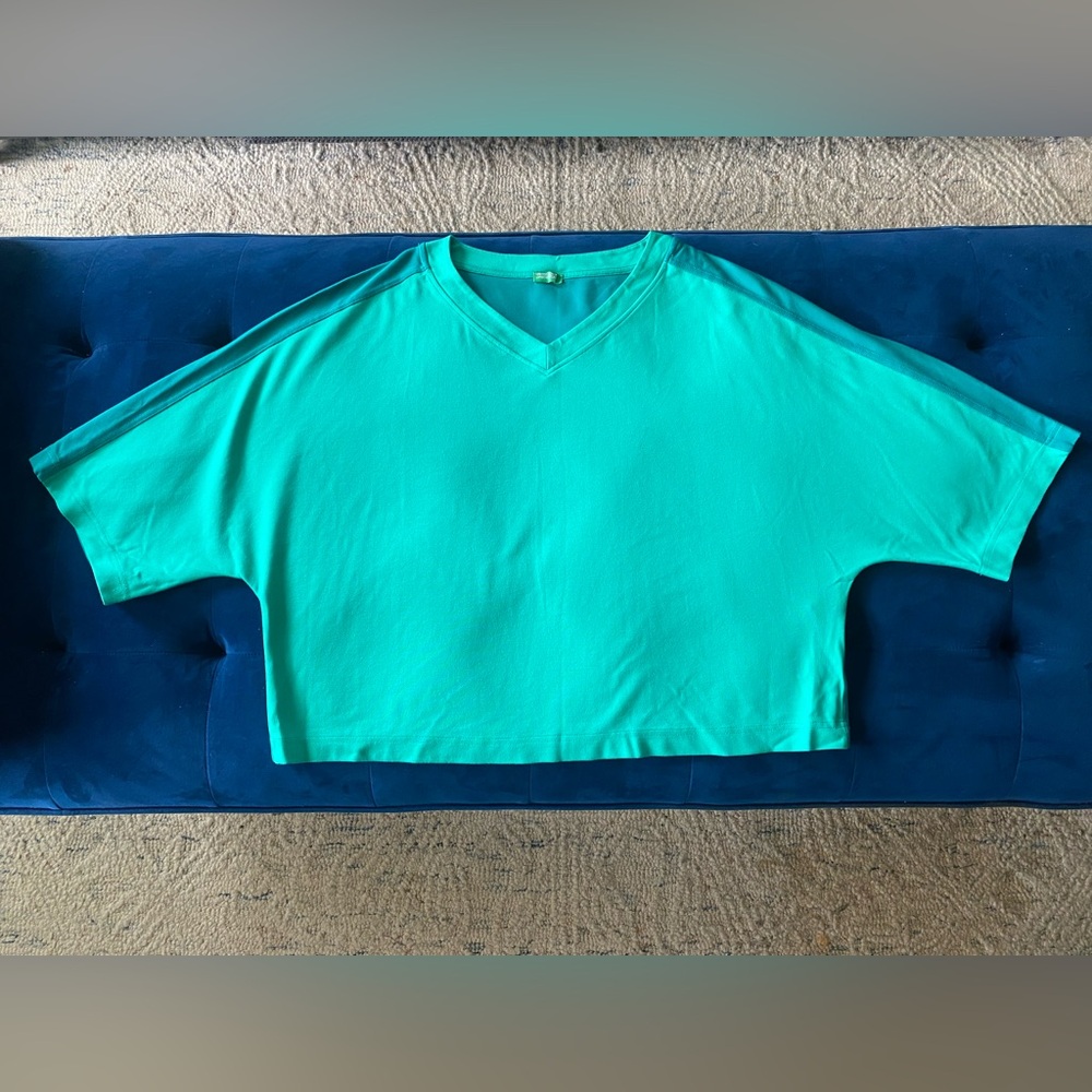 United Colors Of Benetton Teal Short Sleeve Tee